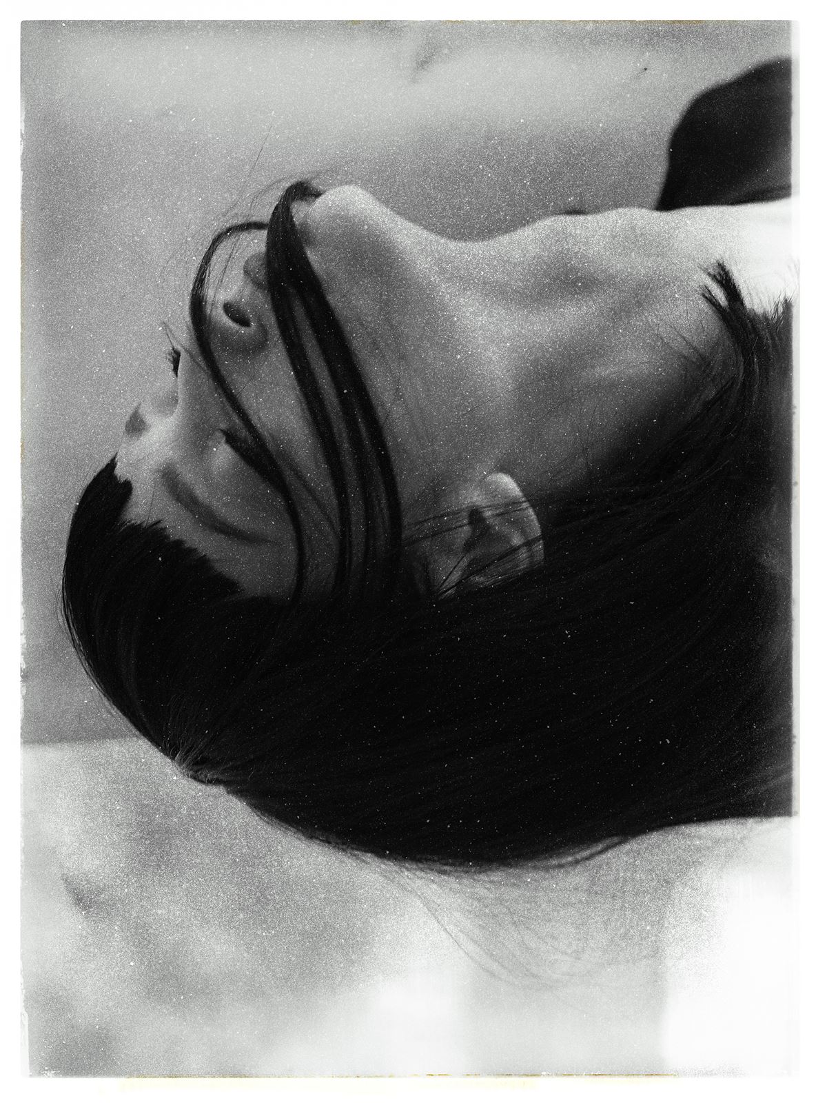 Artistic high-contrast portrait of Arina Mura