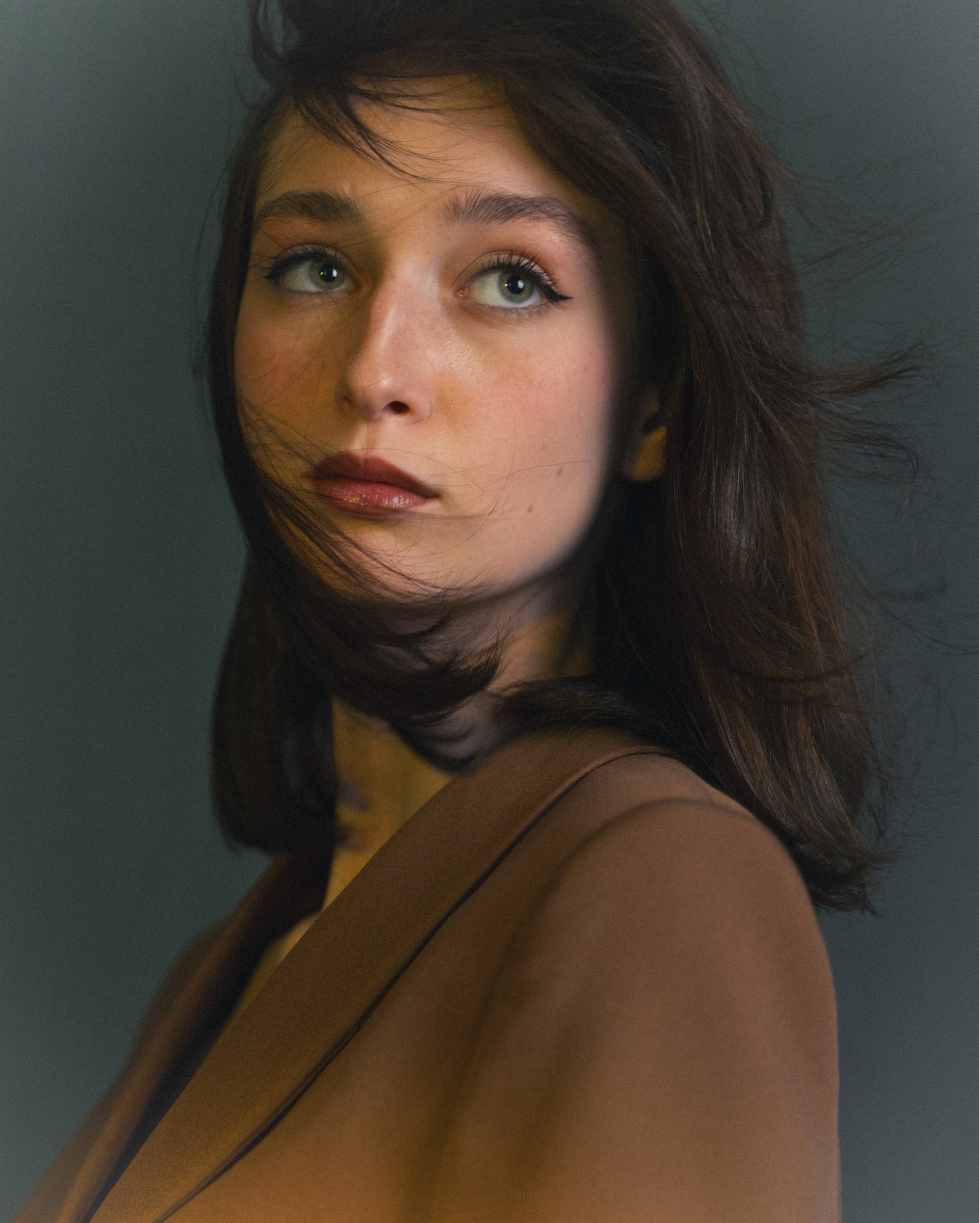 Arina Mura, full editorial portrait